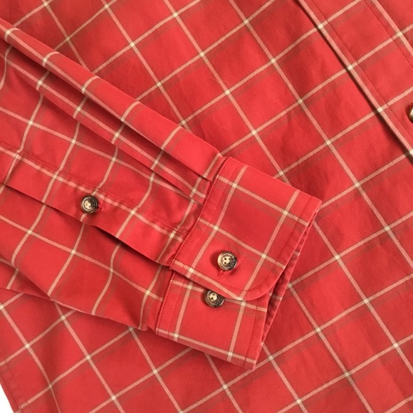 ORVIS Mid-Weight Button Down in Pumpkin Spice / Dark Rust. Sz XL - Picture 4 of 5